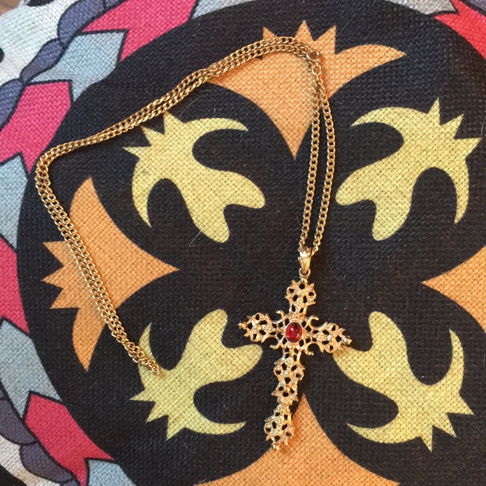 Gold Cross Necklace